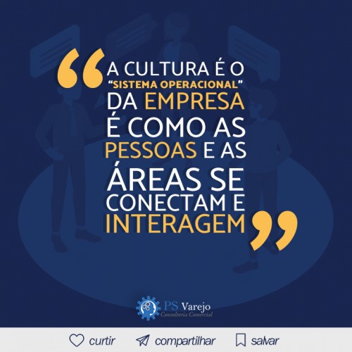 “A cultura é o “sistema operacional” da empresa - é como as pessoas e as áreas se conectam e interagem.”